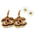 Orecchini Chanel Coco Mark in metallo rosso e oro D'oro - vista 6