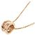 Bulgari Collana Bvlgari B-ZERO1 in oro rosa e ceramica D'oro