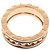 Bulgari Anello Bvlgari B.zero1 Rock in oro rosa 18K e ceramica nera Nero D'oro - vista 3