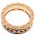 Bulgari Anello Bvlgari B.zero1 Rock in oro rosa 18K e ceramica nera Nero D'oro - vista 4