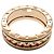 Bulgari Anello Bvlgari B.zero1 Rock in oro rosa 18K e ceramica nera Nero D'oro - vista 6