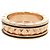 Bulgari Anello Bvlgari B.zero1 Rock in oro rosa 18K e ceramica nera Nero D'oro - vista 7
