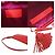 Fendi Zucchino Ledertasche mit Quaste Rot - Ansicht 5