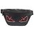 Marsupio in pelle Fendi Bugs Eye Nero Rosso