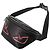 Marsupio in pelle Fendi Bugs Eye Nero Rosso - vista 5
