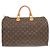 Borsa a mano Louis Vuitton Speedy 40 Monogram Marrone Monogramma - vista 2