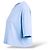 Loewe Camiseta Cropped Anagram Azul Claro - vista 5