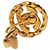 Orecchini a clip Chanel Coco Mark placcati oro con strass D'oro - vista 3