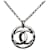 Collana con pendente Chanel Coco Mark Nero  - vista 2