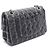 Borsa a tracolla Chanel 2.55 Matelassé Mademoiselle Nero - vista 2
