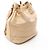 Borsa a sacchetto Chanel Coco Charm Beige - vista 2