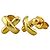 Tiffany & Co. Cross Stitch Ohrringe aus 18K Gelbgold