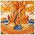 Hermès Foulard Carré Plissé ALOHA Hermes Multicolore Arancione - vista 4