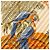 Hermès Foulard Carré Plissé ALOHA Hermes Multicolore Arancione - vista 8
