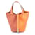 Hermès Borsa Hermes Picotin Lock PM Casaque Marrone Arancione Bordò