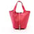 Hermès Borsa Hermes Picotin Lock PM Casaque Rosa Rosso
