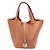 Bolsa de mão Hermès em couro marrom