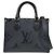 Borsa a tracolla Louis Vuitton OnTheGo PM Monogram Empreinte Nero