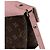 Borsa a tracolla Louis Vuitton Saint Michel Monogram Marrone Rosa - vista 13