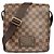 Borsa a tracolla Louis Vuitton Brooklyn PM Damier Marrone