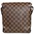 Borsa a tracolla Louis Vuitton Brooklyn PM Damier Marrone - vista 3