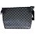 Borsa a tracolla Louis Vuitton District MM NM Damier Graphite Marrone Nero - vista 9