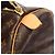Louis Vuitton Keepall 55 Monogram Brown Boston Bag Castaño - vista 10
