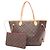Borsa Tote Louis Vuitton Neverfull MM Marrone Rosa