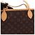 Borsa Tote Louis Vuitton Neverfull MM Marrone Rosa - vista 11
