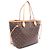 Borsa Tote Louis Vuitton Neverfull MM Marrone Rosa - vista 2