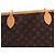 Borsa Tote Louis Vuitton Neverfull MM Marrone Rosa - vista 9