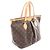 Borsa a mano Louis Vuitton Palermo PM Monogram Marrone - vista 2
