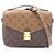 Borsa Louis Vuitton Pochette Metis MM Marrone Nero