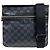 Borsa a tracolla Louis Vuitton Thomas Damier Graphite Marrone Nero