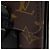 Borsa a tracolla Louis Vuitton in Monogram Macassar Marrone Nero - vista 12