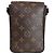 Borsa a tracolla Louis Vuitton in Monogram Macassar Marrone Nero - vista 3