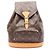 Zaino/Borsa Louis Vuitton Montsouris MM Marrone