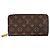 Louis Vuitton Monogram Zippy Wallet Braun