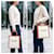 Céline Borsa a spalla Celine Small Vertical Cabas Bianco - vista 13