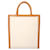 Céline Borsa a spalla Celine Small Vertical Cabas Bianco - vista 3