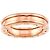 Bulgari Anel Bvlgari BVLGARI B-zero1 de 1 banda em ouro rosa 18K - vista 2