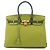 Hermès Borsa a mano Hermes Birkin 35 Verde