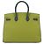 Hermès Borsa a mano Hermes Birkin 35 Verde - vista 2