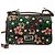 Borsa a tracolla Micro Double Bucket Chain Fendi Applique Stud Flowerland Cachi