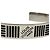Bracciale Rigido Louis Vuitton Jonc Damier Colors Nero Argento - vista 7