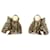 Hermès Boucles d'oreilles Hermes Cheval Horse Clip Argenté  - vue 2