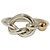 Tiffany & Co. Vintage Hook Eye Love Knot Ring Silber