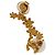 Orecchini CHANEL I23A Coco Mark Flower Motif D'oro - vista 5