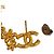 Orecchini CHANEL I23A Coco Mark Flower Motif D'oro - vista 8