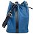 Noe Borsa a tracolla Petit Noé in pelle Epi Louis Vuitton Blu - vista 5
